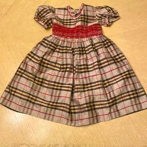 Bella Lillie Silk Plaid Dress